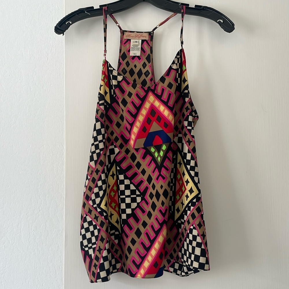 Mara Hoffman silk multicolor top